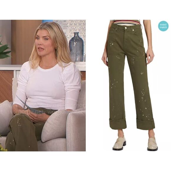 NWOT Veronica Beard Splattered Paint Dylan Jeans Sz 27, $368 B21 - Picture 2 of 10